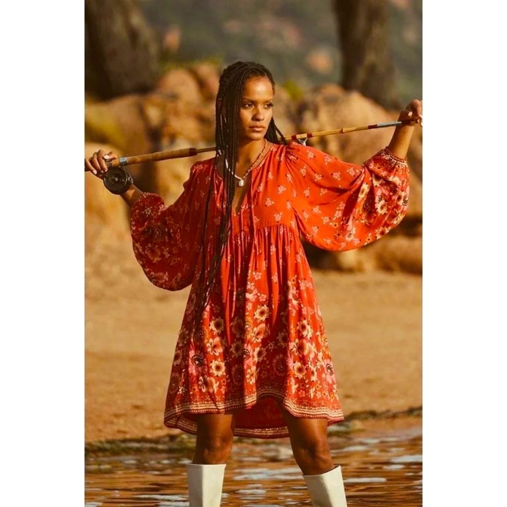 Spell Joni Tunic Dress Campfire